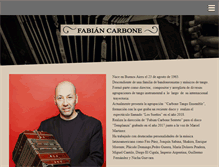 Tablet Screenshot of fabiancarbone.com